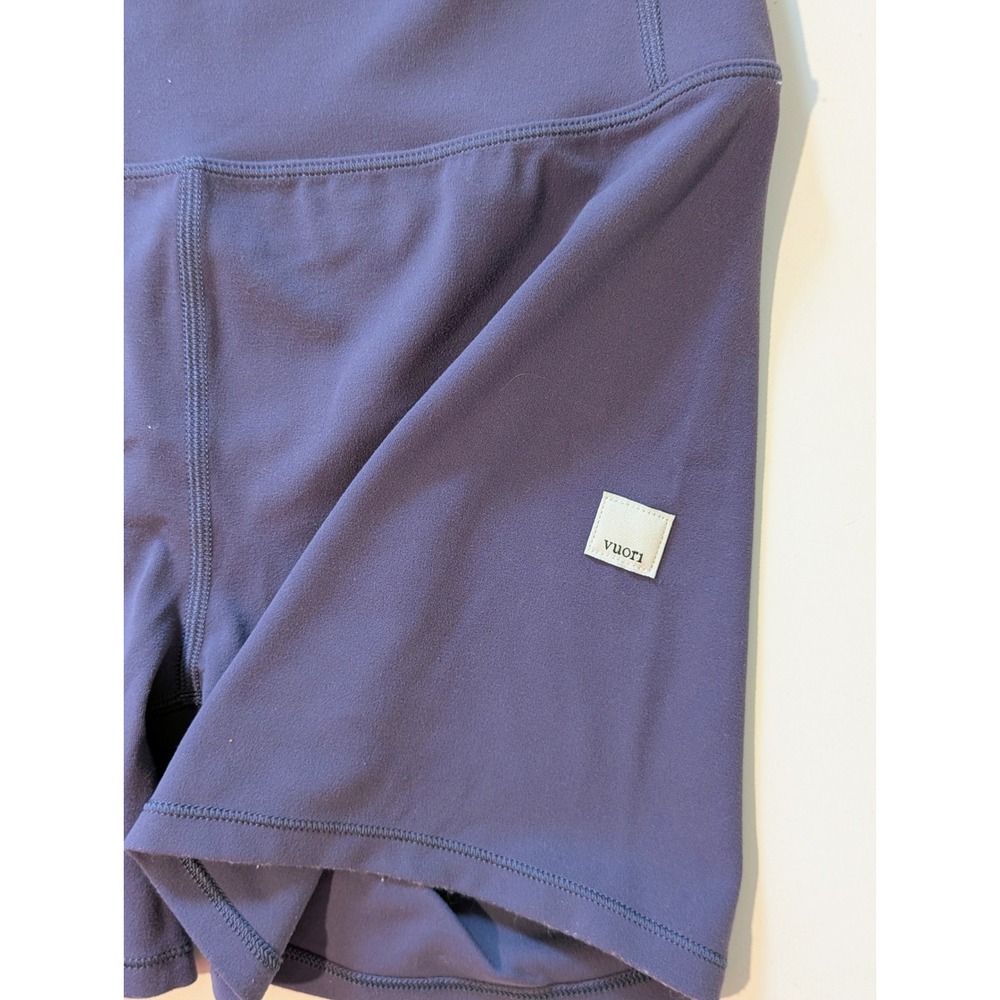 Vuori Purple Blue Yosemite Bra Tank Studio Short Set Size S EUC Matching Set - Picture 9 of 12
